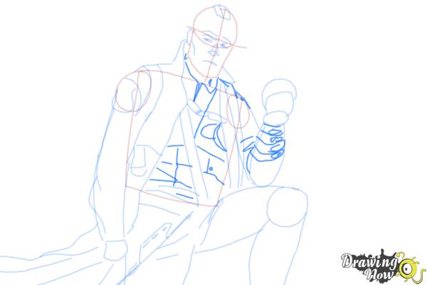 How to Draw Yondu from Guardian Of The Galaxy - Step 8