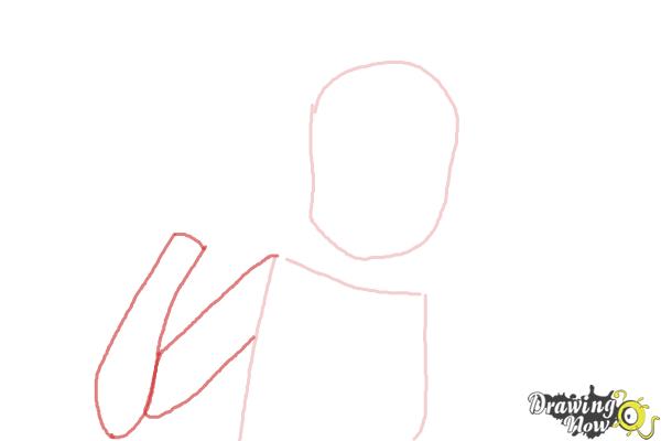 How to Draw Zakuro Fujiwara from Tokyo Mew Mew - Step 2 How to Draw Zakuro Fujiwara from Tokyo Mew Mew - Step 2