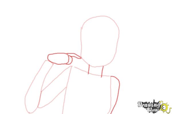 How to Draw Zakuro Fujiwara from Tokyo Mew Mew - Step 3 How to Draw Zakuro Fujiwara from Tokyo Mew Mew - Step 3