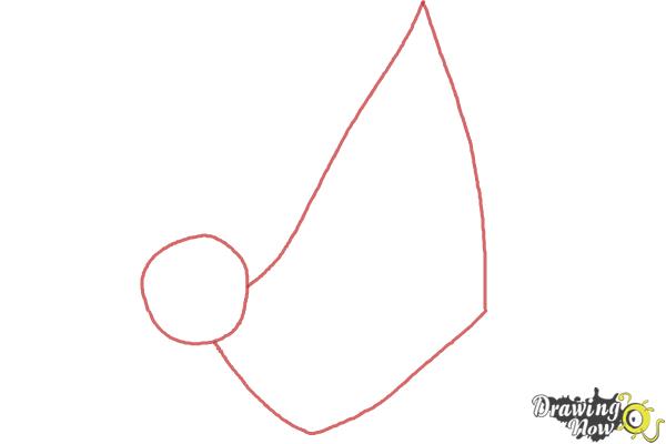 How to Draw Zero from The Nightmare Before Christmas - Step 1 How to Draw Zero from The Nightmare Before Christmas - Step 1