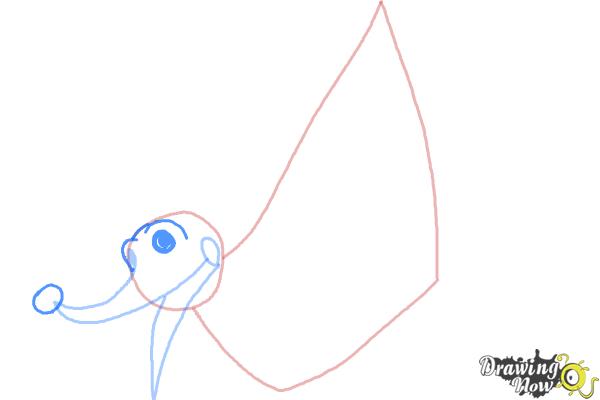 How to Draw Zero from The Nightmare Before Christmas - Step 3 How to Draw Zero from The Nightmare Before Christmas - Step 3