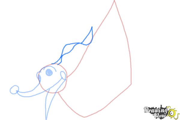 How to Draw Zero from The Nightmare Before Christmas - Step 4 How to Draw Zero from The Nightmare Before Christmas - Step 4