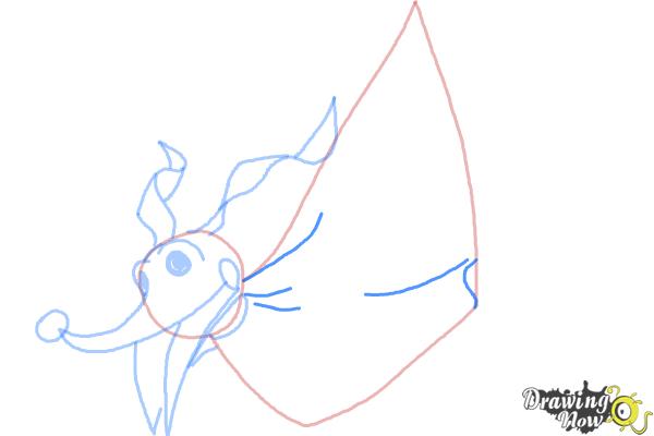 How to Draw Zero from The Nightmare Before Christmas - Step 7 How to Draw Zero from The Nightmare Before Christmas - Step 7